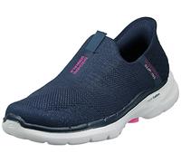 Skechers Go Walk 6 - Fabulous View 124569-NVY, Womens Sneakers,Sports Shoes, Navy, 38,5 EU