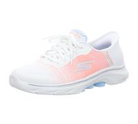 Skechers Go Walk 7 Schuhe weiß rosa Slip Ins 125250 - Größe 36