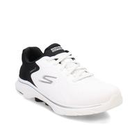 Skechers Go Walk 7 Cosmic Waves Athletic Walking Sneaker für Damen, Weiß/Schwarz, 41 EU