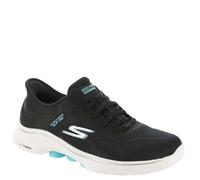 Skechers Slip-ins: GO WALK 7 - Valin Sneaker in Schwarz/Blau, Größe 42