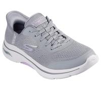 Skechers GO WALK ARCH FIT 2.0 125319 GYLV grau - sportliche Halbschuhe für Damen - Größe 42