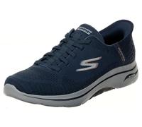 Skechers Go Walk Arch Fit 2.0 Herrenschuhe, Marineblau/Orange, 44 EU