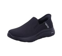 Skechers Go Walk Arch Fit 2.0 Herrenschuhe, Schwarz/Schwarz, Größe 43