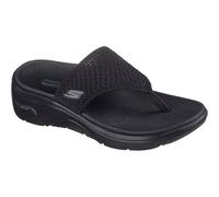 Skechers Go Walk Arch Fit 2.0 Polyester Damen Schwarz Sandalen EU 42 / UK 8