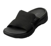 Skechers GO WALK Arch Fit 2.0 Sandal - Dakota in Schwarz, Größe 41, Vegan, in der Maschine waschbar