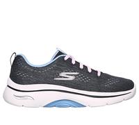 Skechers Go Walk Arch Fit 2.0 Vivid Sunset-Sneaker für Damen, Schwarz, 41 EU
