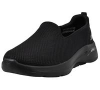 Skechers Damen GO Walk Arch FIT Grateful Sneakers, Schwarz Weiß, 39.5 EU