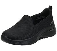 Skechers Damen GO Walk Arch FIT Grateful Sneakers, Black, 41 EU