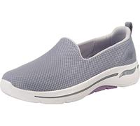 Skechers GO Walk Arch FIT Grateful Sneaker in Übergrößen Grau 124401 GYLV große Damenschuhe, Größe:42