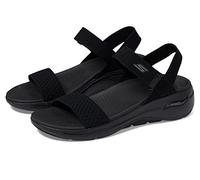 Skechers Damen GO WALK ARCH FIT POLISHED sandals, black, 42 EU