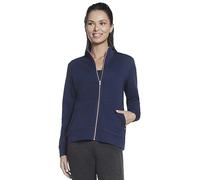 Skechers Go Walk Everywhere Full Zip Hoodless W3JA261-NVY, Women Sweatshirts, Navy, L EU