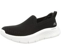 Skechers Go Walk Flex Bright SummerSneaker für Damen, Schwarzer, weißer Rand, 42 EU