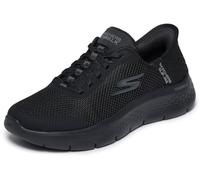 Skechers GO Walk Flex Damen-Sneaker, Hands Free Slip-Ins mit großem Einstieg, Schwarz/Weiß, 37 EU Weit