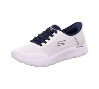 Skechers Herren Slipper GO WALK FLEX NETRO Slip-Ins Weiß Gr. 46
