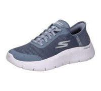 Skechers Go Walk Flex Sneaker für Damen, Hands Free Slip-ins mit großem Einstieg, Blau, 40 EU