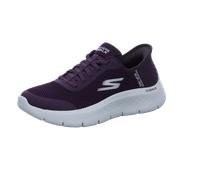 Skechers Damen Go Walk Flex Hands Free Slip-ins-Grand Entry Sneaker, Burgunder, 38 EU