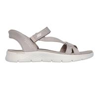 Skechers Damen GO Walk Flex Illuminate Sandale, Taupe, 38 EU
