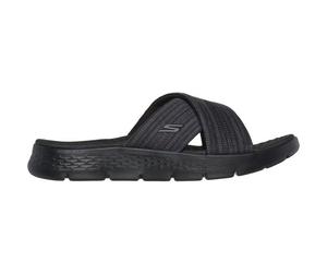 Skechers GO WALK FLEX - IMPRESSED Damen Schlupfsandalen, schwarz, größe 37
