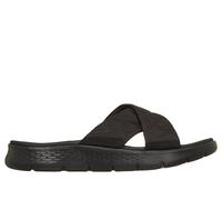 Skechers GO WALK Flex Sandal - Cozy Fit Gracie in Schwarz, Größe 36, Vegan, in der Maschine waschbar