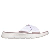 Skechers GO WALK Flex Sandal - Cozy Fit Gracie in Weiss/Rosa, Größe 37, Vegan, in der Maschine waschbar