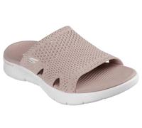 Skechers Damen GO Walk Flex ELATION Schiebe-Sandalen, Pink, 39 EU