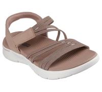 SKECHERS Damen Go Walk Flex Sandalen Natural Ecru 41