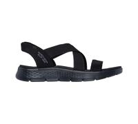 Skechers GO WALK Flex Sandal - Glimmer für Damen, schwarz, Größe 36 EU / 3,5 UK