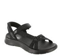 Skechers GO WALK FLEX SANDAL ILLUMINATE, Damen Sandale, Black,
