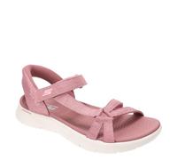Skechers GO WALK FLEX SANDAL ILLUMINATE, Damen Sandale, Purple,