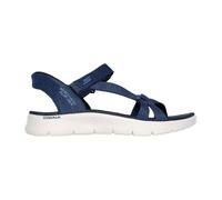 Skechers Damen Go Walk Flex Sandal Illuminate, Navy Textile, 35 EU