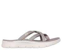 Skechers GO WALK Flex Sandal - Ssselena in Nature Brown/Gray, Größe 39, Vegan, in der Maschine waschbar