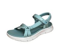 Skechers GO WALK FLEX SANDAL - SUBLIME für Damen, grün, Größe 41 EU