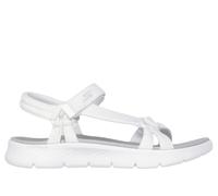 Skechers GO WALK Flex Sandal - Sublime in Weiss/Grau, Größe 39, Vegan