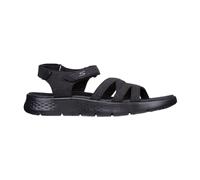 Sandale SKECHERS "GO WALK FLEX SANDAL-SUNSHINE" Gr. 42, schwarz (schwarz, uni) Damen Schuhe Sandalen mit praktischem Klettverschluss (50851523-42)