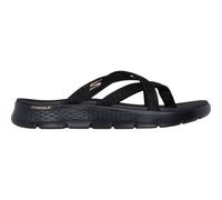 Zehentrenner SKECHERS "GO WALK FLEX SANDAL-SSSELENA", Herren, Gr. 39, schwarz unifarben, Textil, Schuhe Zehentrenner, Sommerschuh, Strandschuh, Sandale, Badeschuh mit Komfortfußbett (59973701-39) schw