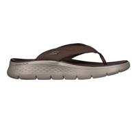 Skechers GO WALK FLEX Zehentrennersandalen für Herren, braun, größe 42