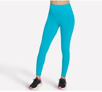 Skechers GO WALK High Waisted Legging Hosen in Blau/Grün, Größe Medium