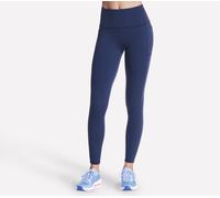 Skechers GO WALK High Waisted Legging Hosen in Marine, Größe Klein