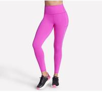 Skechers GO WALK High Waisted Legging Hosen in Rosa/Violett, Größe Groß
