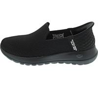 Skechers Go Walk Joy Vela Damen-Sneaker zum Reinschlüpfen, Schwarz, 41 EU