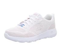 Skechers Go Walk Joy Violet Damen-Sneaker, Weiß/Rotgold, 41 EU