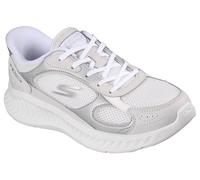 Skechers Go Walk Now Damen-Sneaker, Silber, Größe 41