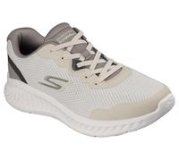 Skechers Go Walk Now Viligent Herren-Sneaker, Textilbesatz, Off-White, 45 EU