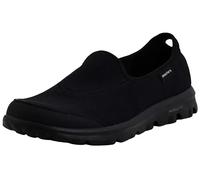 Skechers Go Walk Original Slip-On-Walkingschuhe für Damen, Schwarz/Dunkelgrau, 39 EU