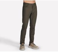 Skechers GO WALK Premium 5 Pocket Hosen in Braun/Grün, Größe 58
