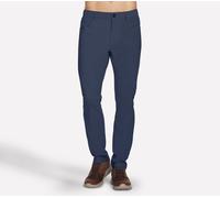 Skechers GO WALK Premium 5 Pocket Hosen in Grau/Blau, Größe 58