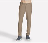 Skechers GO WALK Premium 5 Pocket Hosen in Nature Brown/Gray, Größe 46
