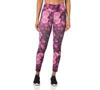 Skechers Go Walk Rib Damen-Leggings mit hoher Taille, Inbloom Burgunderrot, Groß