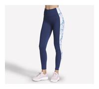 Skechers Go Walk Seascape Floral High Waisted Damen Tights, lila M