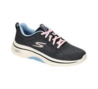 Skechers Damen Go Walk Arch Fit 2.0 Vivid Sunset Sneaker, Schwarz, 42 EU